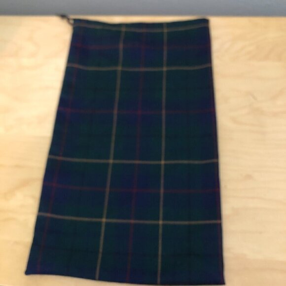 Vintage Pendleton Wool Night Watch Tartan Plaid Dust Bag - Picture 4 of 4